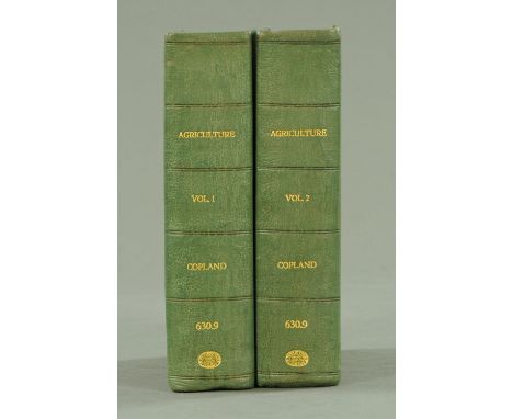 COPLAND SAMUEL, "Agriculture Ancient &amp; Modern, A Historical Account of Its Principles &amp; Practice" (not dated, late 19