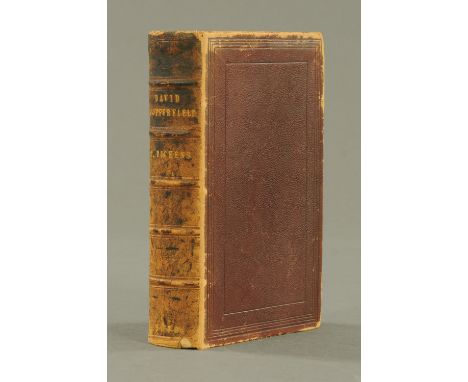 DICKENS. CHARLES, "The Personal History of David Copperfield", Bradbury &amp; Evans, 1850, engraved frontispiece, title page 