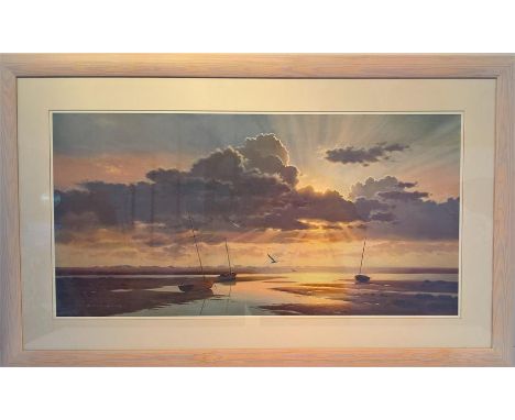 COULSON, Framed Print, Sunset, 76cm L x 38cm H