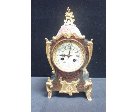 A FRENCH VINCENTI &amp; CIE BOULE-CASED CLOCK with ormolu mounts, movement marked 'Paris make' retailed by Howell and James, 