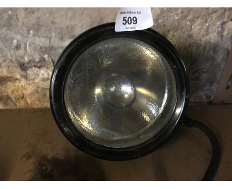 Vintage Simms Lucas car lamp full unit. Diameter 14cm. 