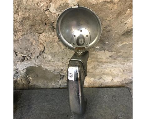 Chrome vintage bumper mount and lamp case 