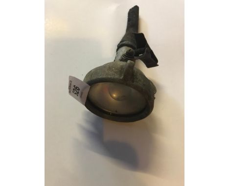 Small vintage chrome car light, diameter 8cm 