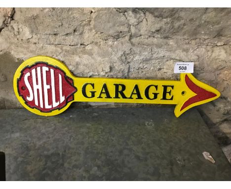 Shell Garage sign in vintage style 41cm in length. 