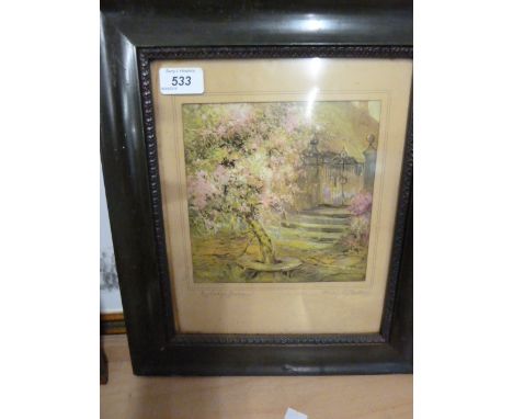 PHILIP E STRETTON PRINT - MY LADIES GARDEN