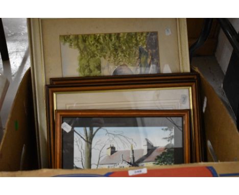 A selection of prints pictures and original art work