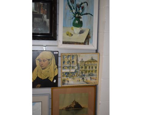 A selection of prints and original art work