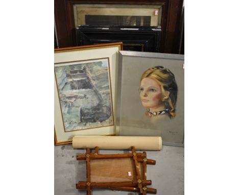A selection of prints and original art work