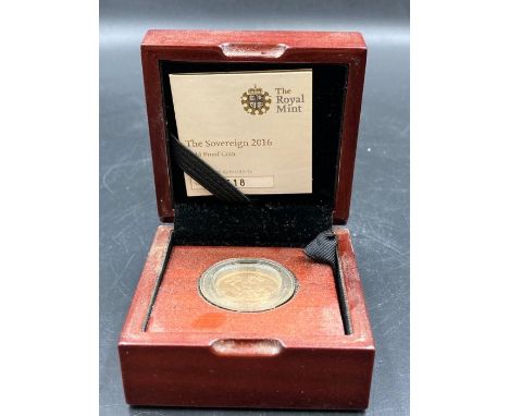 The Royal Mint The Sovereign 2016 Gold Proof Coin