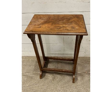 A mahogany side table or lamp table (H63cm W42cm D29cm)