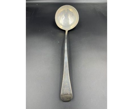 A Georgian hallmarked silver ladle, London 1790 by George Smith (III) &amp; William Fearn