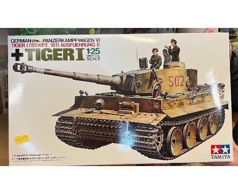 A Tiger I 1:25 scale model kit 