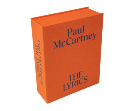 PAUL MCCARTNEY (B. 1942): 'The Lyrics: 1956 to the Present' special edition limited to 175 signed and numbered copies, of whi