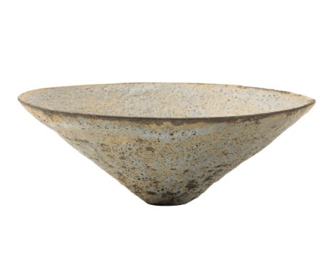 *EMMANUEL COOPER (1938-2012)  'Highway III', 2002, a large Volcanic glaze studio pottery bowl, impressed with the Artist's se