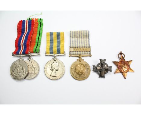 Group of Medals awarded to 203624 2-Lt. D.S. Fielden, including Korea medal x 2 (the first Queens Korea medal 1st type and th