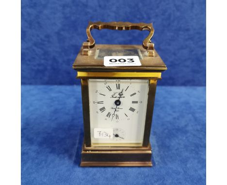 BRASS CARRIAGE CLOCK