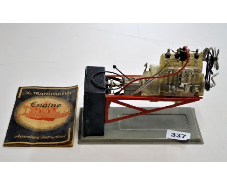 A vintage transparent engine by Gescha c. 1930s.