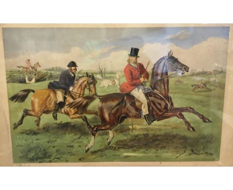 After JOHN LEECH (1817-1864) British
No Consequence
Lithograph
Published by Thomas & Sons, London 1865
63 x 40 cm, framed and