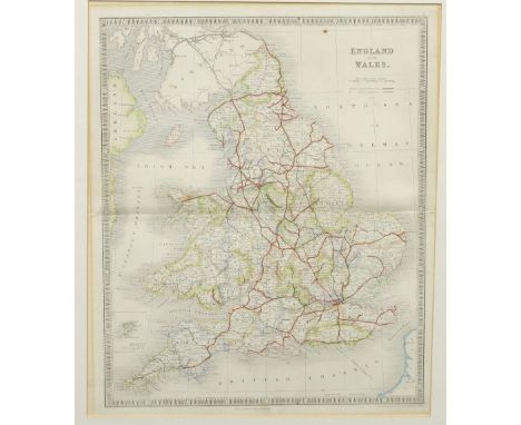 JOHN CRANE DOWER (1790-1847) British
Railways Completed and in Progress and Railways Intended and Projected of England and Wa