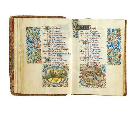 ƟBook of Hours, Use of Paris, in Latin, illuminated manuscript on parchment [northern France (doubtless Paris), c. 1450]204 l