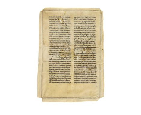 Augustine of Hippo, Epistolae, in Latin with a single word in garbled Greek, manuscript on parchment [France, late twelfth ce