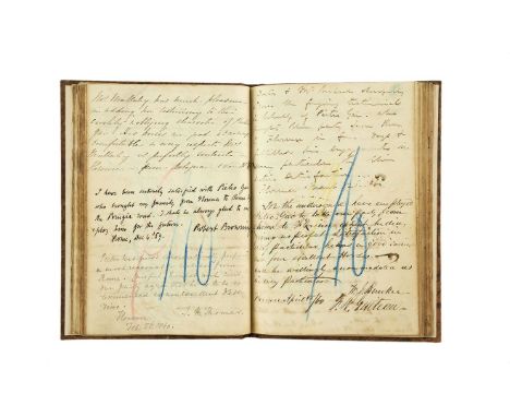 ƟThe reference book of Pietro Gai, an Italian ‘vetturino’ or coachman, containing endorsements by Robert Browning and others,