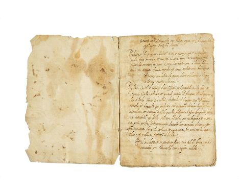 ƟPractical and medical recipes, in Italian, manuscript on paper [Italy (perhaps Vicenza or just perhaps Syracuse), last decad