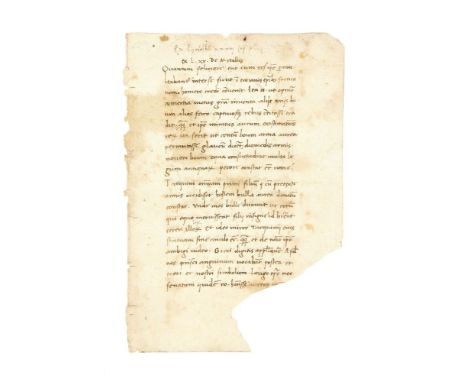 Pliny the Elder, Historia Naturalis, extracts from ‘De Metallis’, in Latin, humanist manuscript on paper [Italy, c. 1450]sing