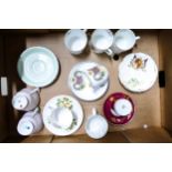 A collection of Sheeley to include cup & saucers, trio, mocha can & saucer etc ( 18 pieces)