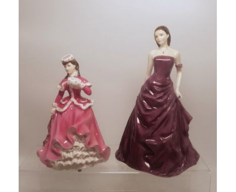 Coalport Limited Edition Figure 'The Skater' together with Royal Worcester Limited Edition Figure 'Be Mine' 