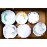 A collection of Shelley side plates and saucers (60 pieces)