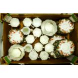 A large Collection of Early 20th Century Dainty Shaped Floral & Gilt decorated tea ware