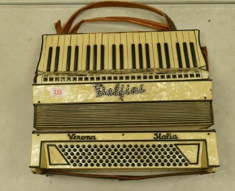 Delfini Mother of Pearl Effect Italian accordion 