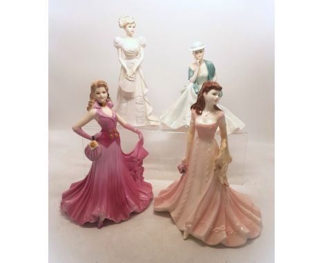 Coalport figures to include Marie, Hayley, Pearl &amp; Dorothy (4). 