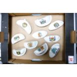 A collection of crested cornish pasties to include Arcadian, willow art etc . (10)