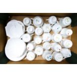 Shelly, Wileman white ware to include various shapes ( 41 pieces)