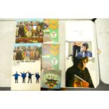 A collection of The Beatles Lp's & Singles to include Mono Help PMC1255 (ouline mono), Sgt Pepper