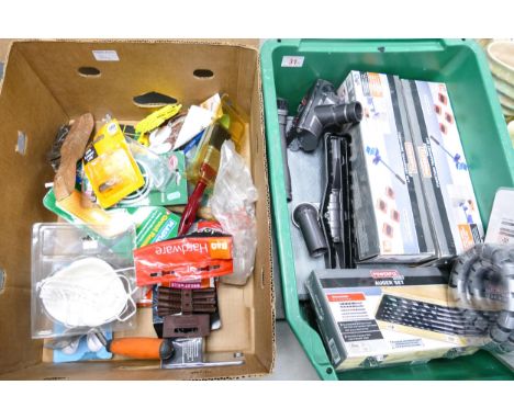 A collection of DIY Tools &amp; Accessories including Furniture transport sets, Auger sets, Dyson hoover accessories , socket
