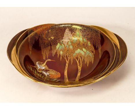 Carltonware Rouge Royale Oval Dish, diameter at largest 25.5cm 