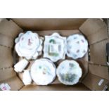 Wileman & Co and Shelley ashtrays and pin dishes (23 pieces)