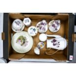 A mixed collection of items to include Royal Imperial Everlasting rose coffee set, Royal Worcester