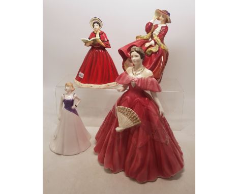 Royal Doulton figures to include 12 Days of Christmas, Free Spirit HN4609, Top o' the Hill HN1834 (a/f &amp; over painted) &a