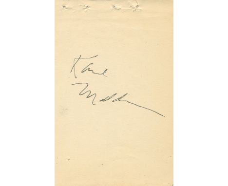 CINEMA: Selection of signed cards and clipped pieces, various sizes, by various actors and actresses (32), including Academy 