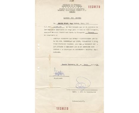 CHAVEZ HUGO: (1954-2013) President of Venezuela 1999-2013. T.L.S., `H.Rafael Chavez´, one page, folio, Fuerte Tavacare, 6th J