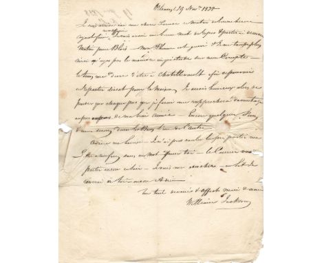 PEUGEOT-JACKSON ARCHIVE: An important archive related to the Peugeot-Jackson steelmakers family, containing over 200 document