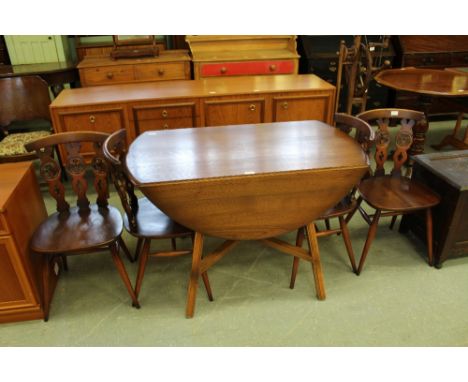 Ercol table and four chairs