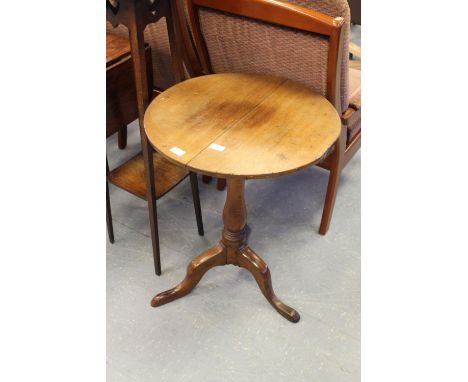 Georgian oak tripod table