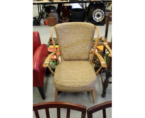 Light ercol armchair