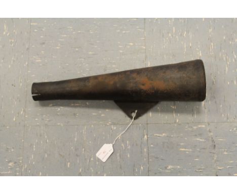 Megaphone type silencer
