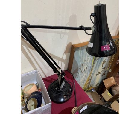 An Anglepoise lamp